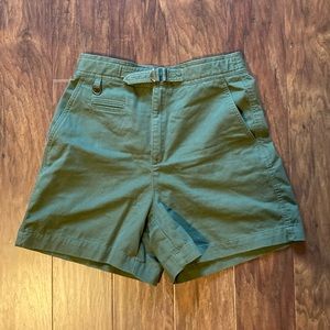 Vintage Army Green Shorts